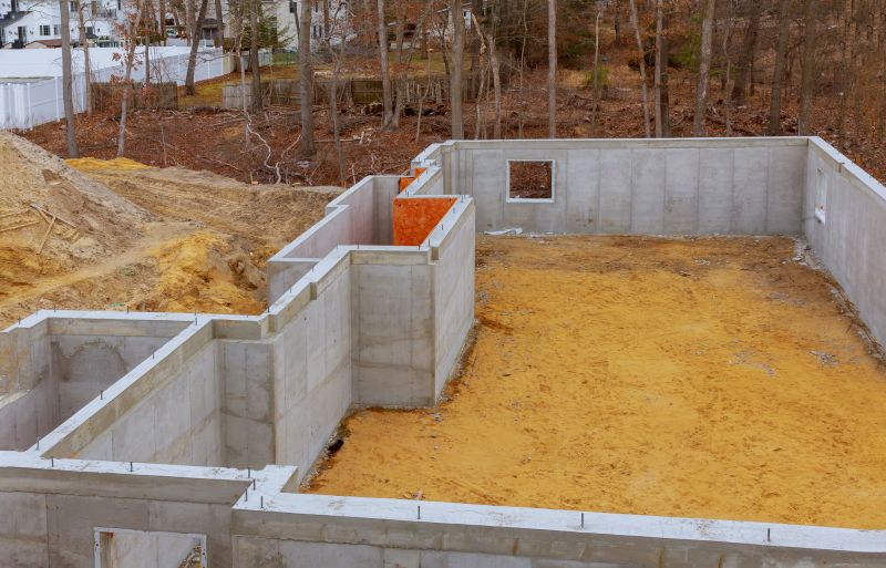 Cement Foundation Construction